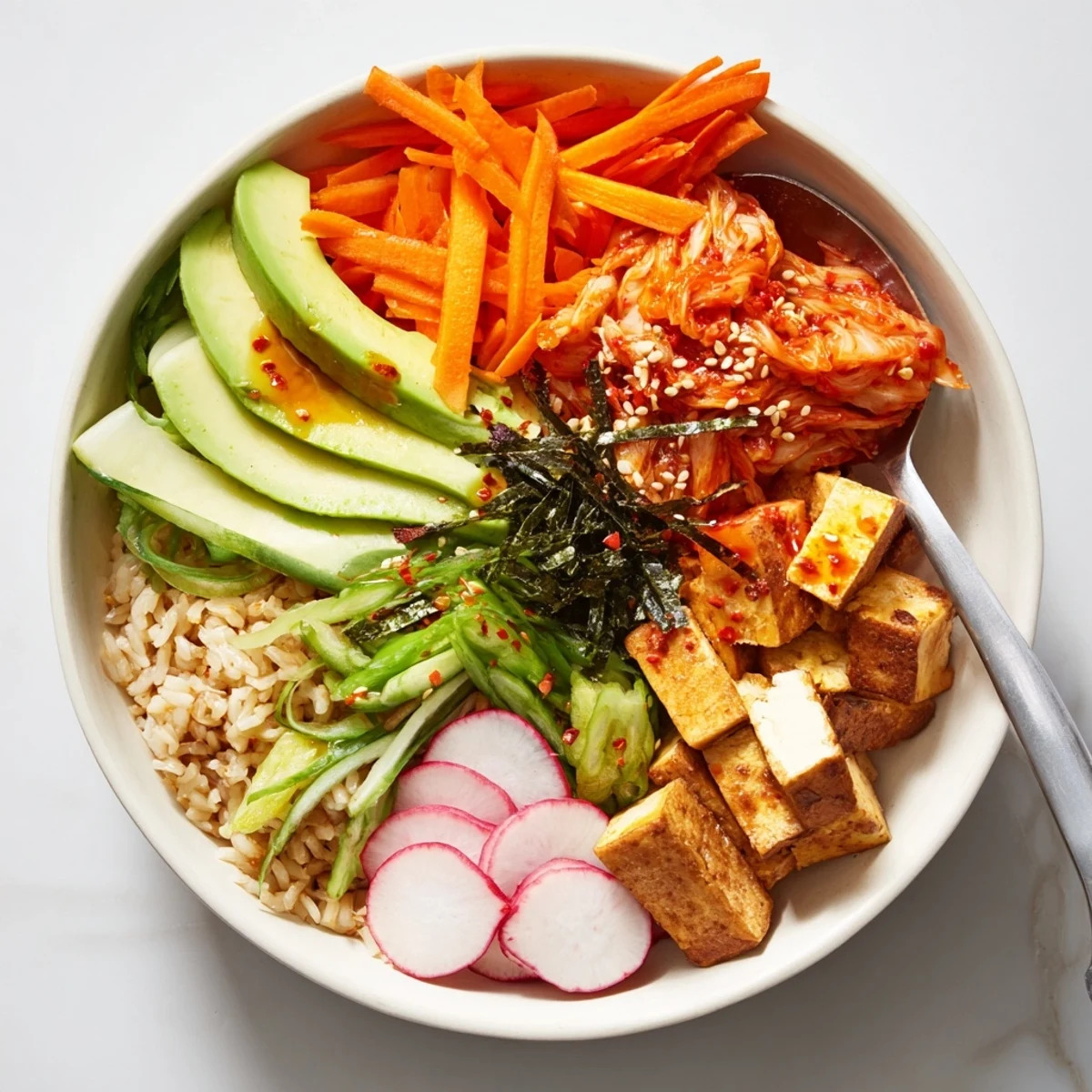 Fermented Vegetable Grain Bowl