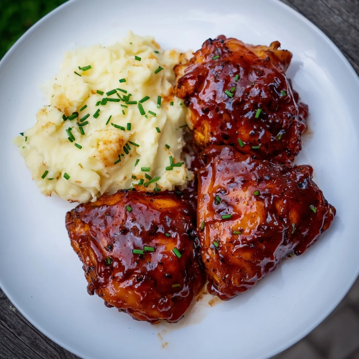 Honey BBQ Chicken Thighs