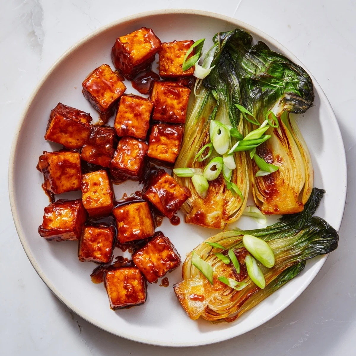 Miso-Glazed Tofu Winter Squash