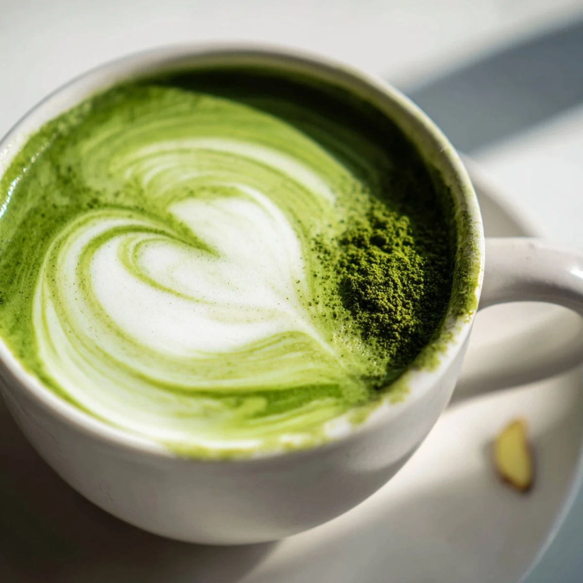 Coconut Ginger Matcha Latte