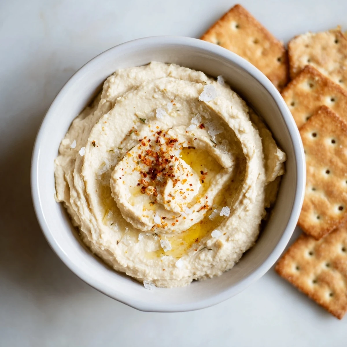 Freshly baked rosemary Holiday Crackers, with a vibrant green herb aroma, perfect for snacking.