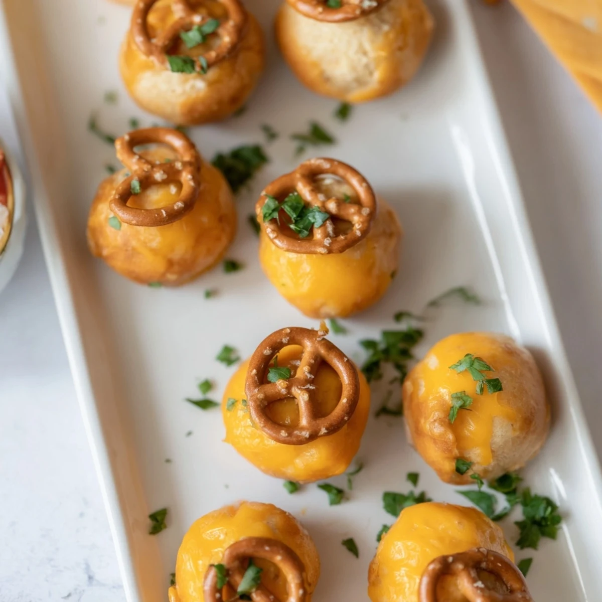 Vibrant image: a festive Pumpkin Patch Grid appetizer, perfect for a fall gathering.