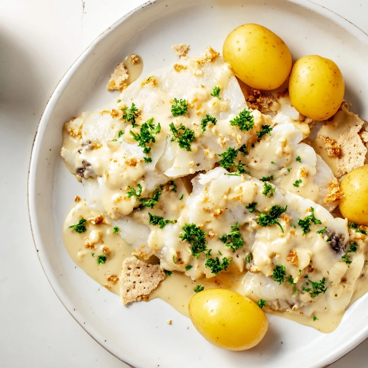 Norwegian Lutefisk Mustard Sauce