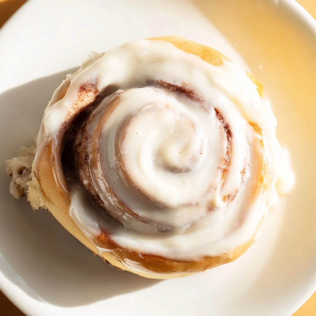 Get a taste with these glazed pillow soft cinnamon rolls, perfect for a cozy morning treat.