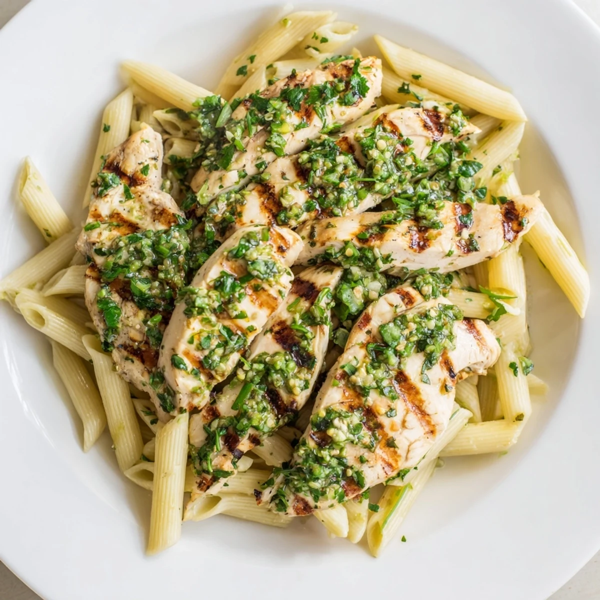 Chimichurri Chicken Pasta