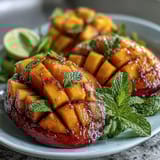 Tropical Mango Pineapple Display