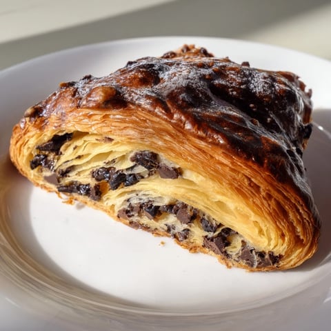 Flaky layers and a gooey chocolate filling define these delicious homemade Crookies.