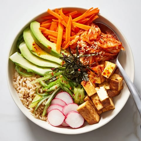 Fermented Vegetable Grain Bowl
