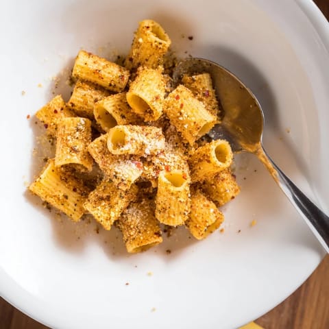 Baked pasta chips variety, golden and crunchy, ideal for snack lovers.  