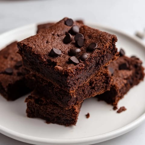 Moist, delicious black bean brownies, perfect gluten-free dessert option with rich chocolate flavor.