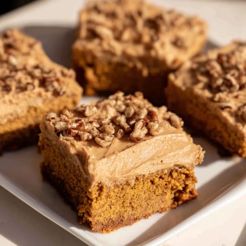 Pumpkin Bars Brown Sugar Frosting