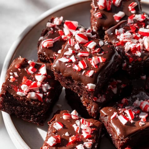 Peppermint Mocha Brownie Bites