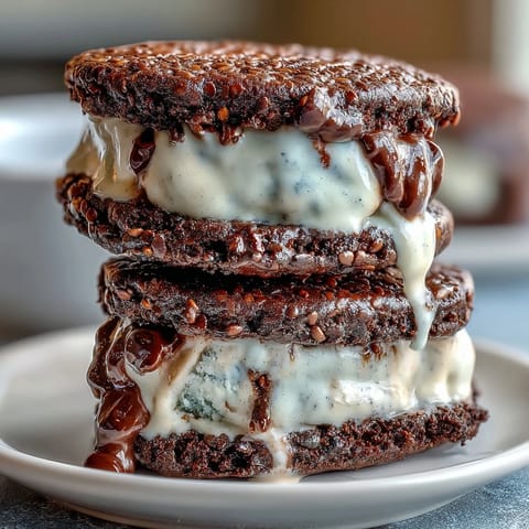 Black Sesame Ice Cream Sandwich