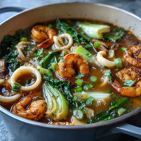 Asian Hot Pot Seafood