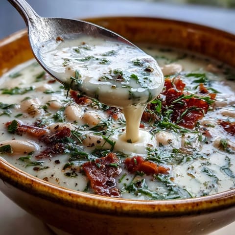 Creamy Ham White Bean Soup