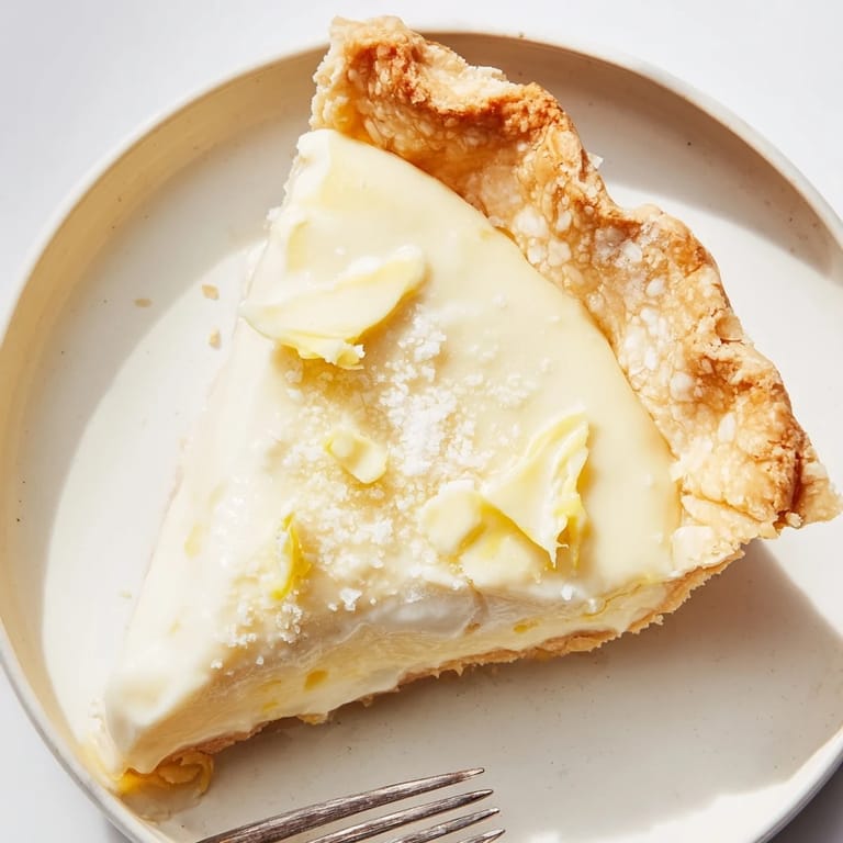 Indulge in this nostalgic water pie, perfect for a comforting dessert experience.