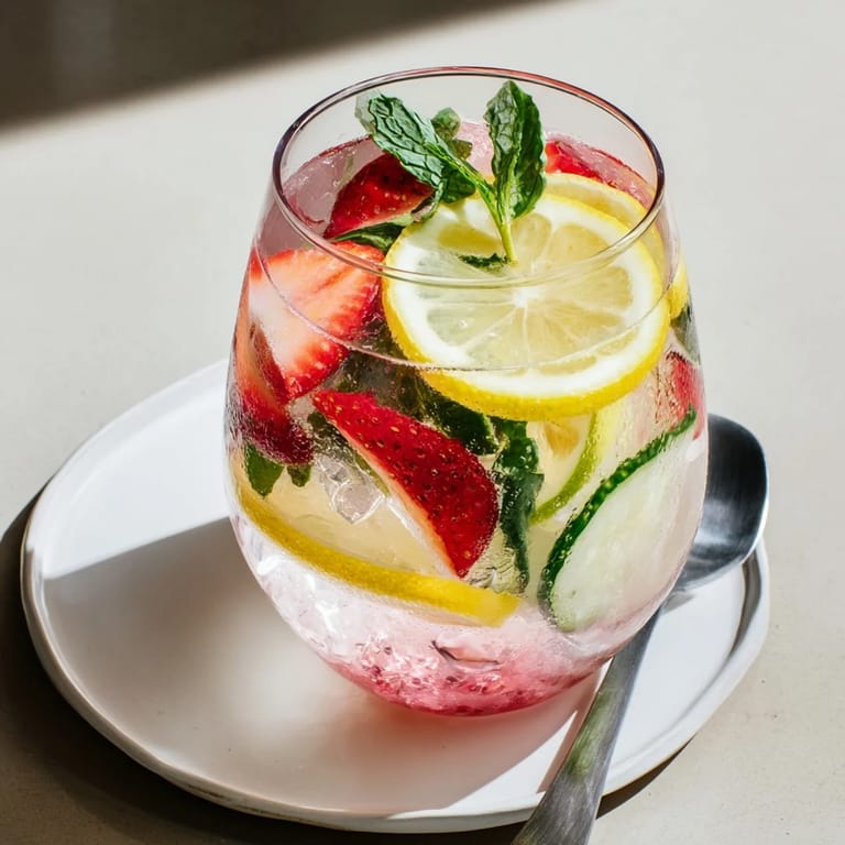 Vibrant mocktails infused with herbs and fruit, offering a healthy drink alternative.