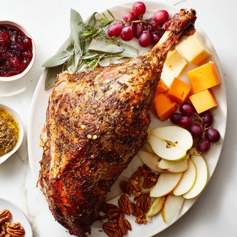 Feast your eyes on this delicious Thanksgiving Turkey Legs Charcuterie, full of flavors and textures.