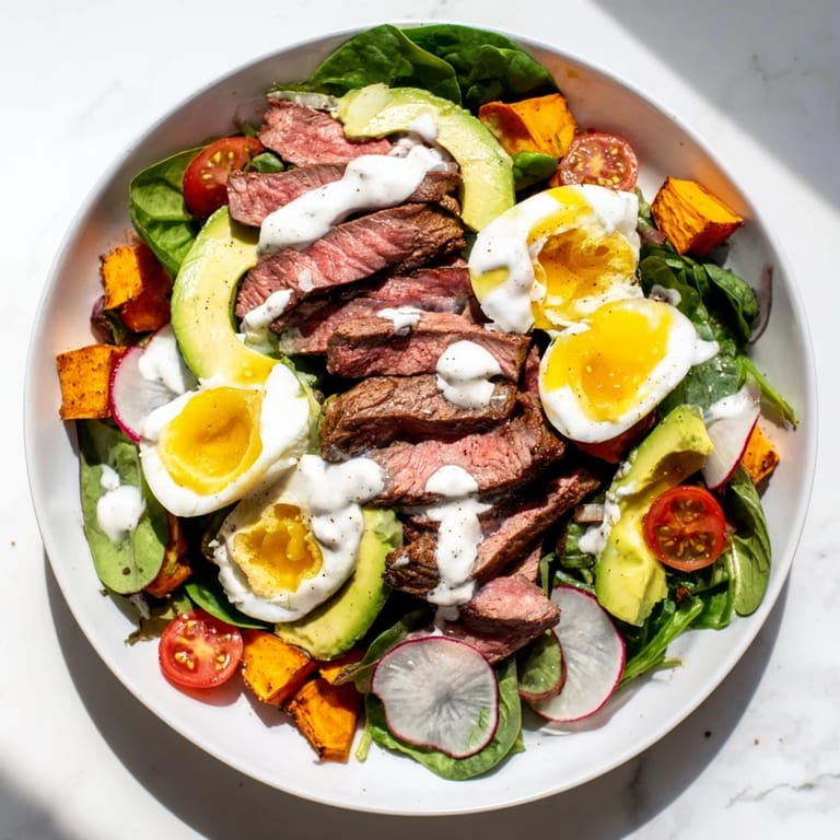 Imagine a flavorful high-protein beef avocado bowl, a healthy meal bursting with textures and tastes.