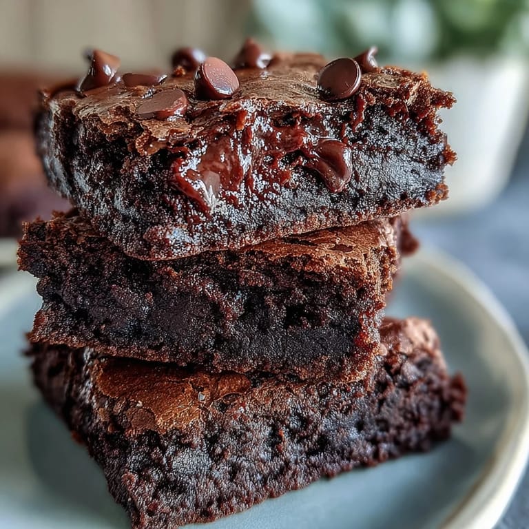 Chewy brownie cookies made from box mix, studded with rich chocolate chips for a decadent treat.